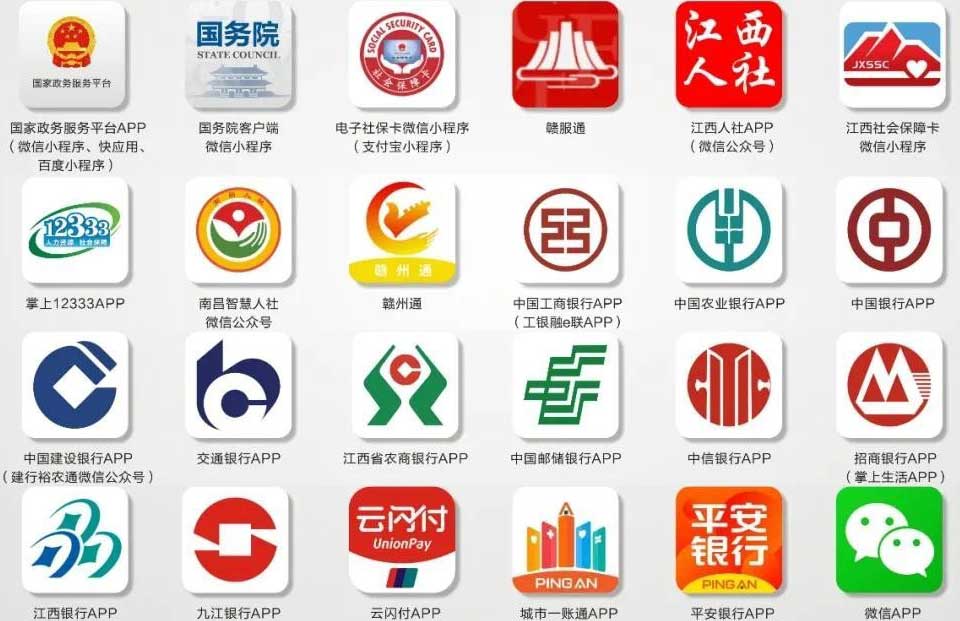 江西省電子社?？ǖ纳暾埡灠l渠道